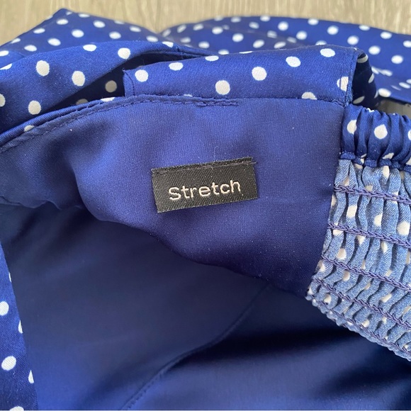 GUESS | Mary Stella boho blue polka dot mini dress - Picture 12 of 16